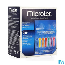 Load image into Gallery viewer, Bayer Microlet Lancetten Ster Gekleurd 200