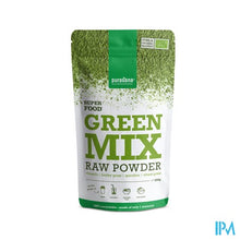 Afbeelding in Gallery-weergave laden, Purasana Vegan Green Mix Pdr 200g Be-bio-02