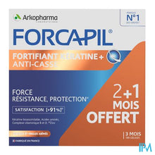 Charger l'image dans la galerie, Forcapil Keratine+ Lot Caps 180