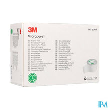 Afbeelding in Gallery-weergave laden, Micropore 3m Hechtpleister 25mmx9,14m Rol 12 1530