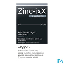 Load image into Gallery viewer, Zinc-ixx Tabl 120 Nf