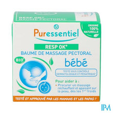 Afbeelding in Gallery-weergave laden, Puressentiel Ademhaling Massagebalsem Baby 30ml