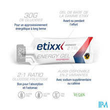 Load image into Gallery viewer, Etixx Energy Gel Raspberry 12x40ml