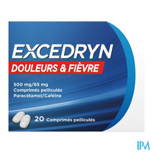 Afbeelding in Gallery-weergave laden, Excedryn Pijn&koorts 500mg/65mg Filmomh Tabl 2x10