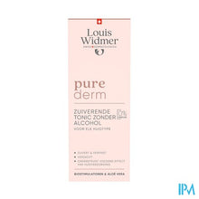 Charger l'image dans la galerie, Widmer Purederm Zuiverende Tonic Zonder Alcohol Zonder Parfum 200ml