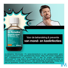 Charger l'image dans la galerie, Iso Betadine 1% Nf Mondwater 200ml Ready To Use