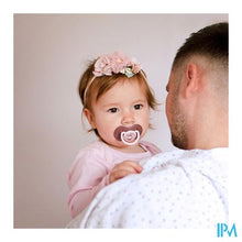 Afbeelding in Gallery-weergave laden, Difrax Fopspeen Dynamic Botanic Pink&purple 3m+ 2