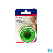 Load image into Gallery viewer, Leukosilk Deksel Kleefpleist. 2,50cmx5m 1 0102200