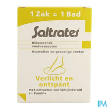 Load image into Gallery viewer, Saltrates Relaxerende Voetbadzouten 10x20g