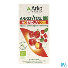 Charger l'image dans la galerie, Arkovital Acerola 1000 Bio Kauwtabl 30