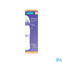 Load image into Gallery viewer, Lansinoh Zuigfles Glas + Speen 240ml 4