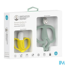 Afbeelding in Gallery-weergave laden, Matchstick Monkey Giftset Banaan&muntgroen 2 Prod.