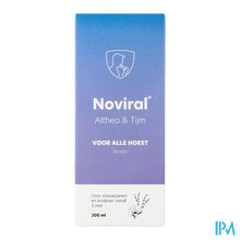Afbeelding in Gallery-weergave laden, Noviral Hoest Althea Tijm Sirop 200ml