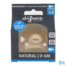 Afbeelding in Gallery-weergave laden, Difrax Fopspeen Natural 0-6m Uni/pure Roze