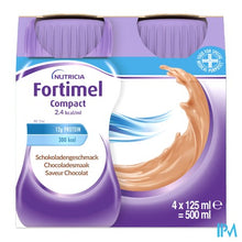 Afbeelding in Gallery-weergave laden, Fortimel Compact 2.4kcal Chocolade 4x125ml