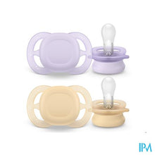 Load image into Gallery viewer, Philips Avent Fopspeen +0m Start Perzik/lila Eff.2