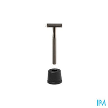 Afbeelding in Gallery-weergave laden, Wondr Safety Razor + Houder Zwart