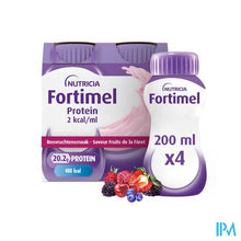 Load image into Gallery viewer, Fortimel Protein 2kcal Bosvrucht 4x200ml
