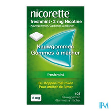 Load image into Gallery viewer, Nicorette Freshmint Kauwgom Suikervrij 105x2mg