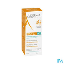Load image into Gallery viewer, Aderma Protect Ac Fluide Matterend Spf50+ 40ml