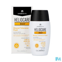 Afbeelding in Gallery-weergave laden, Heliocare 360° Mineral Tolerance Fluid Ip50 50ml