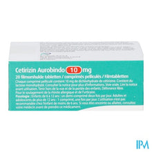 Afbeelding in Gallery-weergave laden, Cetirizin Aurobindo 10mg Filmomh Tabl 20