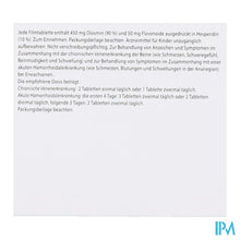 Load image into Gallery viewer, Diosmine+hesperidine Ab 450mg+50mg Filmomh Tabl 90