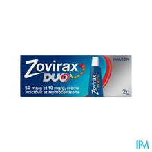 Load image into Gallery viewer, Zovirax Duo Creme 5% + 1% Tube 2g