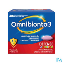 Load image into Gallery viewer, Omnibionta 3 Defense Junior Kauwtabl 30