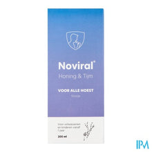 Afbeelding in Gallery-weergave laden, Noviral Hoest Honing Tijm Sirop 200ml
