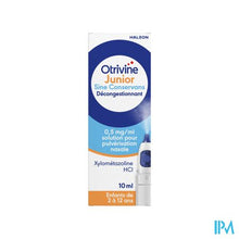 Load image into Gallery viewer, Otrivine Junior Decongest. 0,5mg/ml Neusspray 10ml