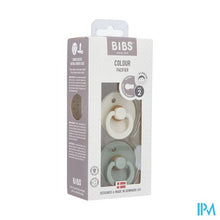 Afbeelding in Gallery-weergave laden, Bibs 2 Fopspeen Duo Sage Ivory