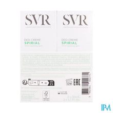 Afbeelding in Gallery-weergave laden, Svr Spirial Deo Creme 2x50ml Nf