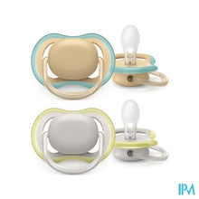 Afbeelding in Gallery-weergave laden, Philips Avent Fopspeen +0m Air Groen Grijs