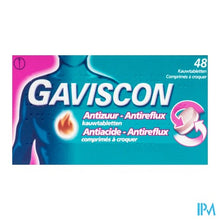 Afbeelding in Gallery-weergave laden, Gaviscon Antizuur-antireflux Kauwtabl 48