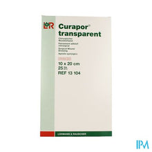 Afbeelding in Gallery-weergave laden, Curapor Transparant Steriel 10cmx20cm 25 13104