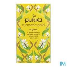 Afbeelding in Gallery-weergave laden, Pukka Bio Turmeric Gold Builtjes 20