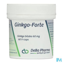 Afbeelding in Gallery-weergave laden, Ginkgo Forte Caps 60x60mg Deba