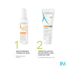 Afbeelding in Gallery-weergave laden, Aderma Protect Spray Kind Spf50+ 200ml