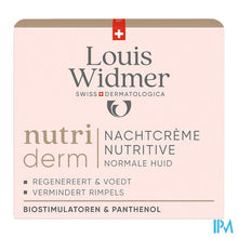 Afbeelding in Gallery-weergave laden, Widmer Nutriderm Nachtcreme Nutritive 50ml