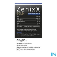 Afbeelding in Gallery-weergave laden, Zenixx Gold Caps 120x890mg Nf