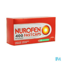 Afbeelding in Gallery-weergave laden, Nurofen 400 Fastcaps Caps 20x400mg