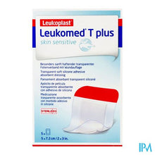 Load image into Gallery viewer, Leukomed T Plus Skin Sens. 7,2cmx5cm 5 7617800
