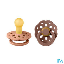 Afbeelding in Gallery-weergave laden, Bibs 1 Fopspeen Boheme Duo Peach/woodchuck 2