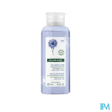 Afbeelding in Gallery-weergave laden, Klorane Gezicht Korenbloem Micellair Water 400ml