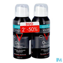 Afbeelding in Gallery-weergave laden, Vichy Homme Deo 48h Tolerance Aerosol 2x100ml