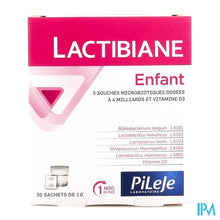 Afbeelding in Gallery-weergave laden, Lactibiane Kind 1g Zakje 30x1g