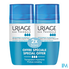 Afbeelding in Gallery-weergave laden, Uriage Deodorant Puissance 3 Roll On 2x50ml