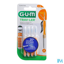 Afbeelding in Gallery-weergave laden, Gum Proxabrush Travel Cyl. Ufine 4 1412