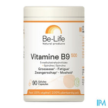 Afbeelding in Gallery-weergave laden, Vitamine B9 500 Be Life Caps 90
